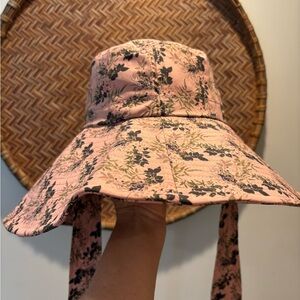 Steve Madden Pink Floral Hat